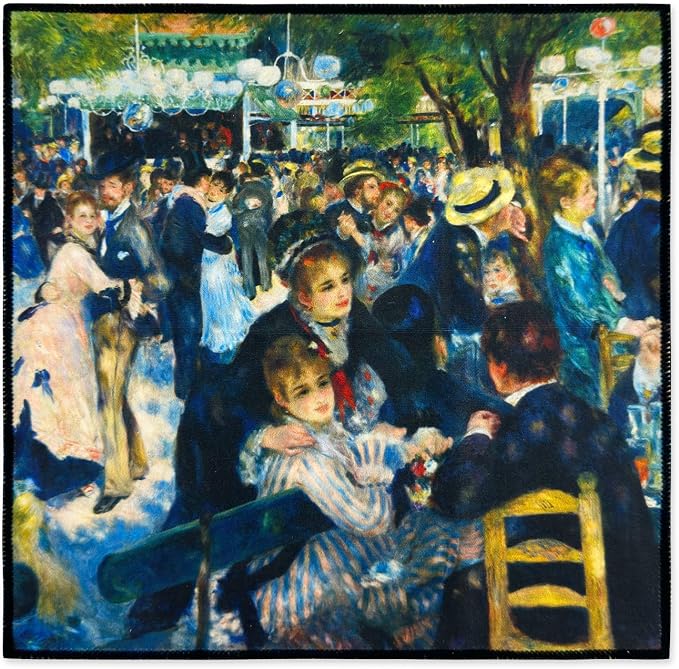 Large Microfiber Cleaning Cloths – Classic Art “Dance at Le Moulin de la - Image 3