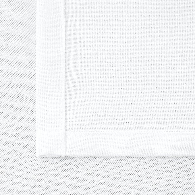 YoungsTex White Linen Curtains 78 Inch Length - Image 9