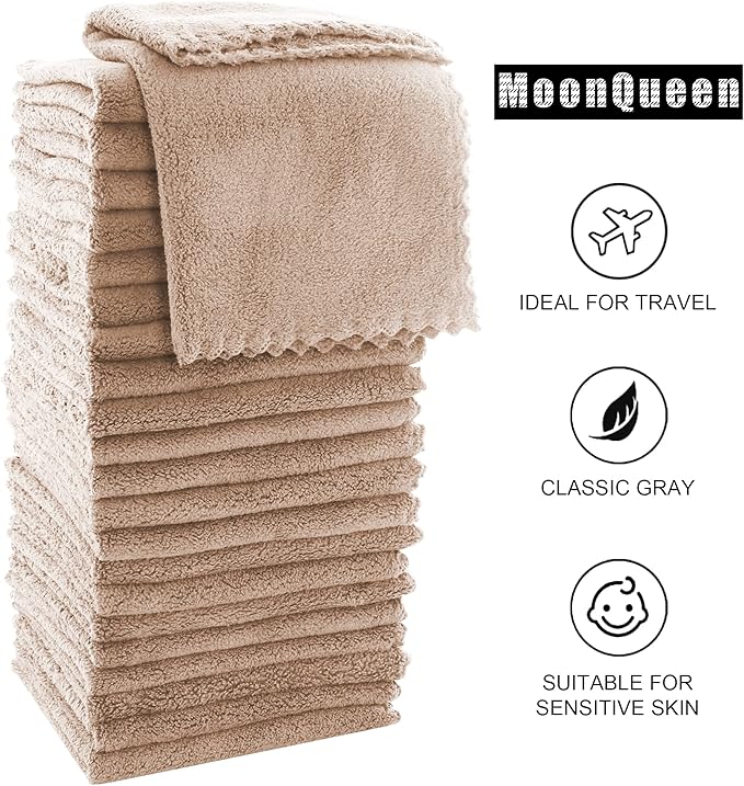MOONQUEEN Ultra Soft Premium Washcloths Set - Image 6