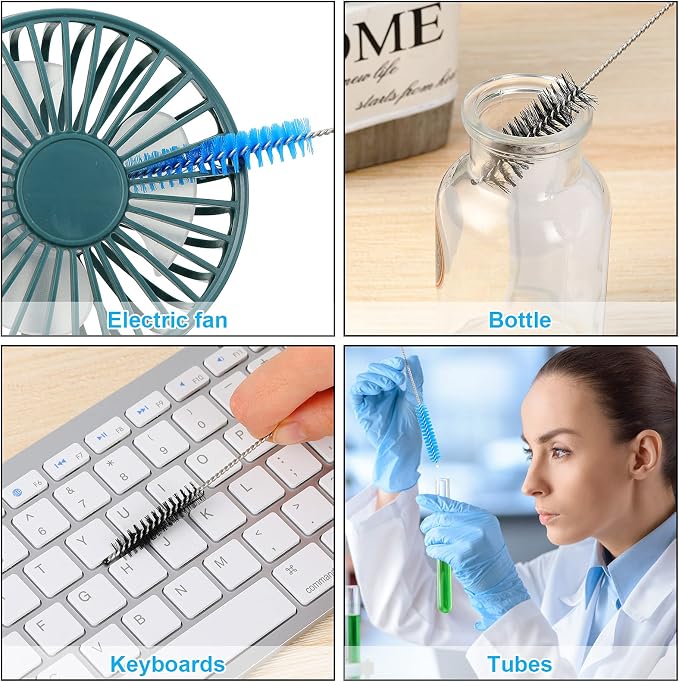 Reusable Straw Cleaning Brushes Bottle Test Tube Long Straw Cleaning Brush - Image 6