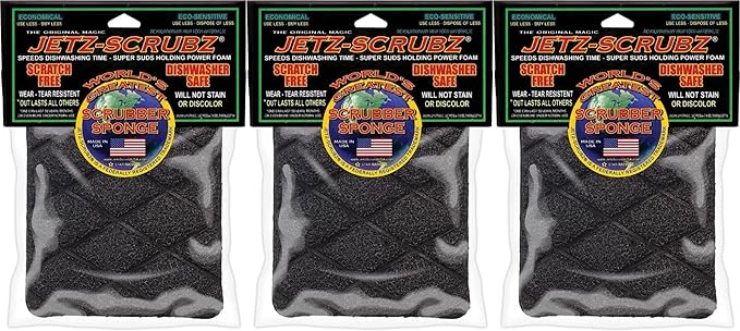 The Original Magic Jetz Scrubz J27 Scrubber Sponge Rectangle by Jetz-Scrubz