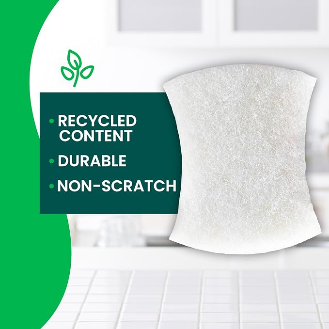 Scotch-Brite® Greener Clean™ Non-Scratch Scrub Sponge, 6 Pack, 6 Units per Case - Image 3