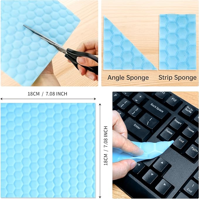 20 Pack Magic Sponge Eraser Sheets, Disposable Portable Magic Cleaning Eraser - Image 7