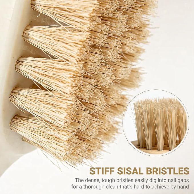 Wood Nail Brush with Hanging Hole, Fingernail Brushes - Image 4