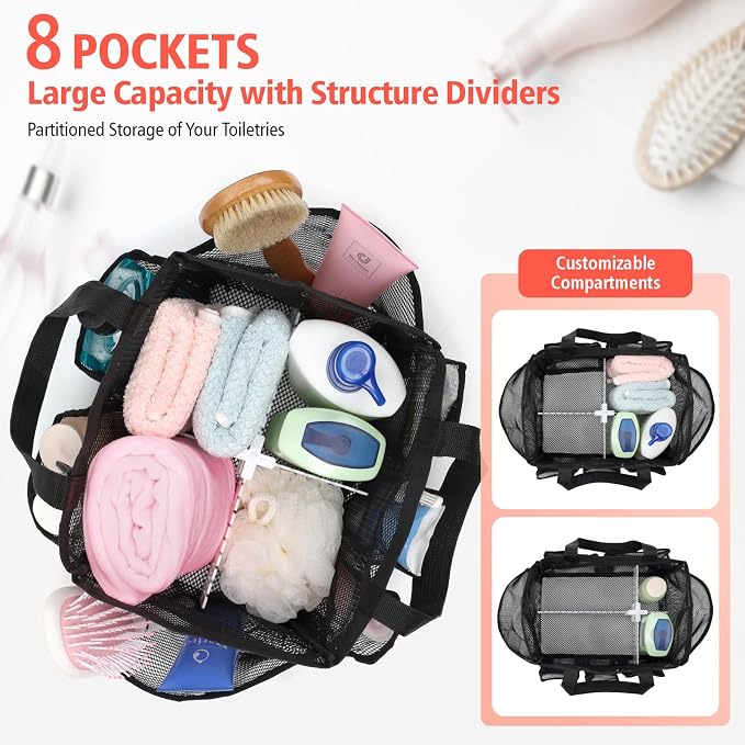 F-color Mesh Shower Caddy Portable - Image 2