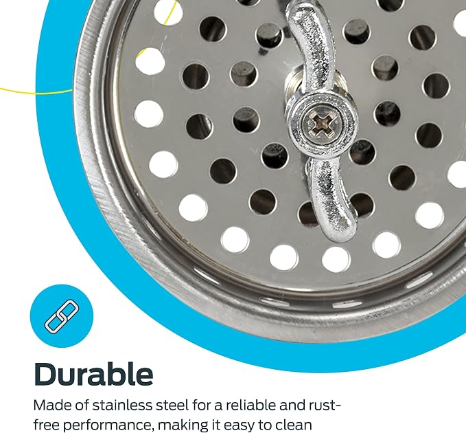 EZ-FLO Replacement Basket, Threaded-Post Spin and Seal, Stainless Steel - Image 5