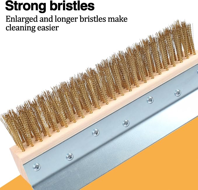 Stainless Steel Pizza Oven Brush, Grill Brush - Image 4