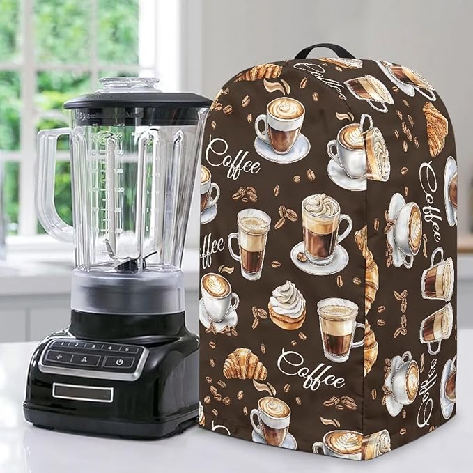 Brown Bread Coffee Blender Cover Kitchen Blender Dust Covers Food Processor Hood Stand Mixer Case Coffee Maker Appliance Cover for Home Kitchen Indoor