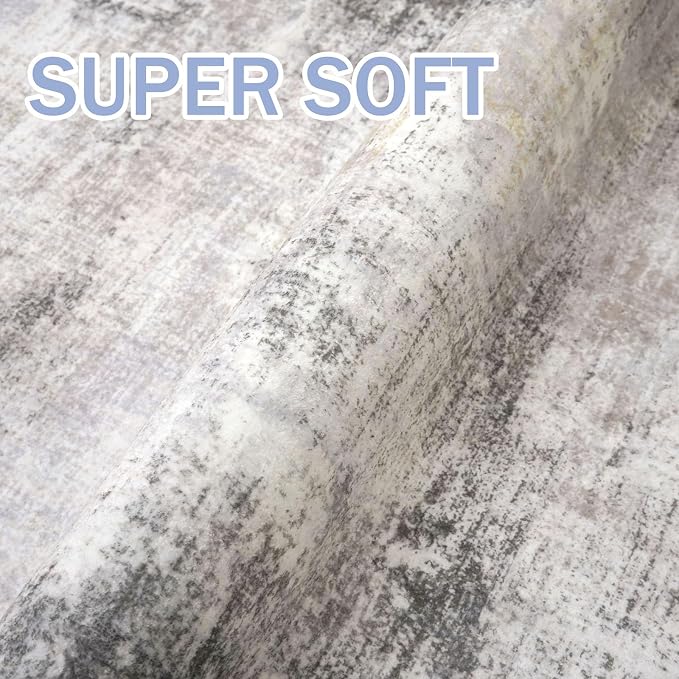 IOHOUZE Abstract Runner Rug 3x18 Ft Washable Runners - Image 7