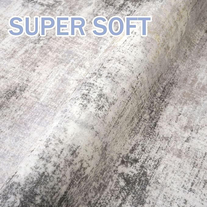 IOHOUZE Abstract Runner Rug 3x16 Ft Washable Runners - Image 7