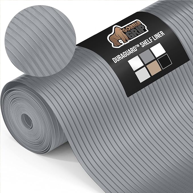 GORILLA GRIP DuraGuard Shelf Liner, 17.5x20 Non-Adhesive Cabinet Liners by GorillaGrip