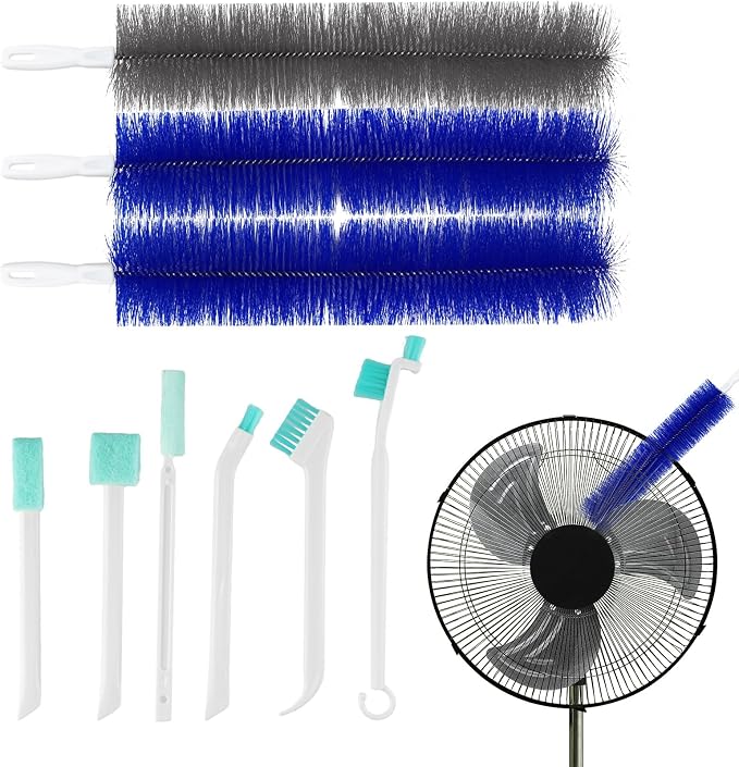 Fan Cleaner Brush Set, Bendable Cobweb Dust Cleaner by Unknown