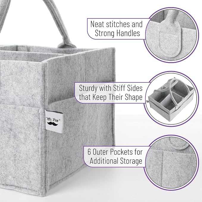 Mr. Pen- Baby Diaper Caddy Organizer, Car Caddy, Portable Organizer - Image 3