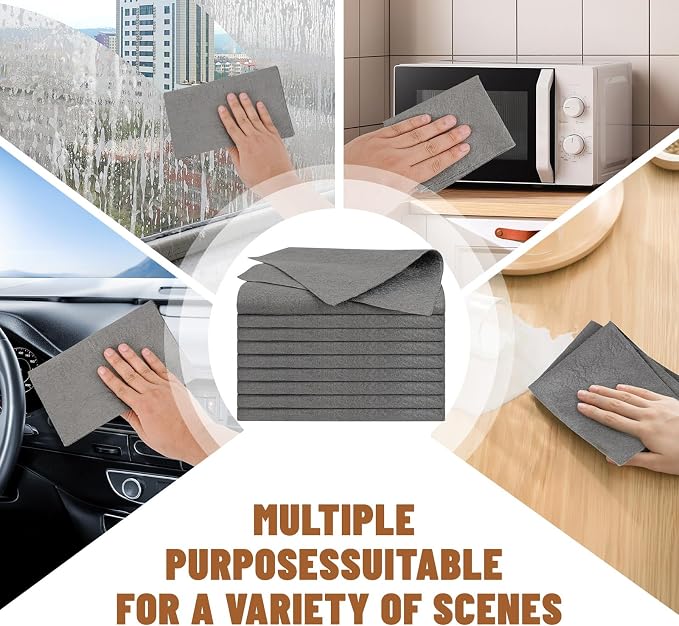 10 Pcs Magic Cleaning Cloth, 7.87x9.8inch Thickened Magic Cleaning Cloth - Image 6