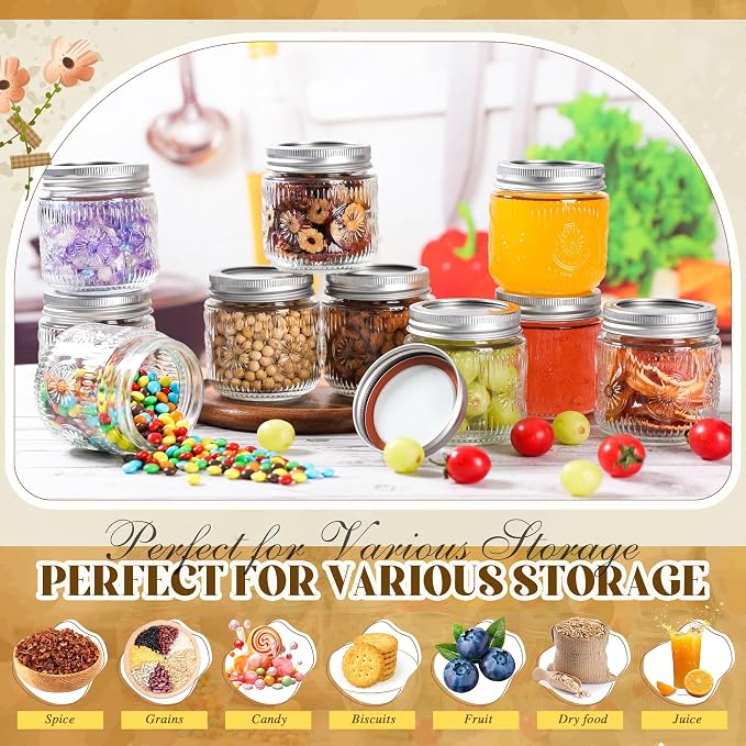 Mason Jars 8 oz - Image 3