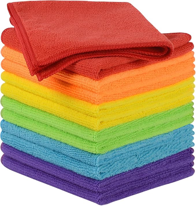 SINLAND Microfiber Rag Absorbent Cleaning Cloth Kitchen Dish Cloth Quick Dry by SINLAND