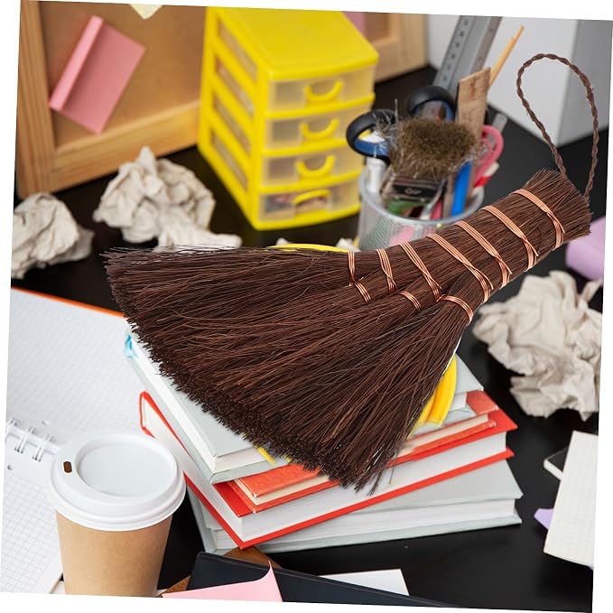 Cabilock Mini Hand Broom for Desk and Carpet Sweeper Short Broom Electric - Image 6