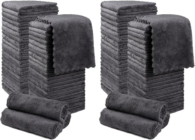 Orighty Washcloths 96 Pack, Ultra Soft Face Cloths 12 x 12 inch, Absorbent & by AllRightinOrighty