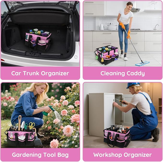 ZKOO Large Cleaning Caddy Bag - Image 7