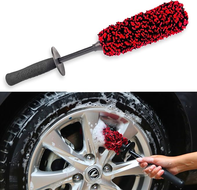 Premium Microfiber Wheel Brush | Soft Non-Metallic Rim Cleaner & Wheel Brush | - Image 7