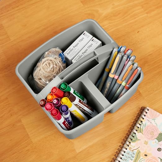 ECR4Kids 3-Compartment Small Plastic Caddy - Image 10