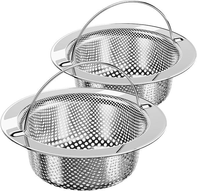 MR.SIGA Kitchen Sink Strainer, Stainless Steel Sink Drain Strainer, Dishwasher by MRSIGA