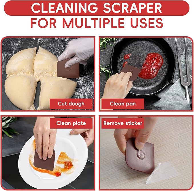 Pan Scraper, Pan Scraper Plastic, Food Safe, High Heat Resistant - Image 6