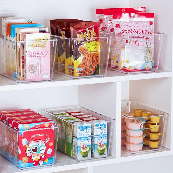 Vtopmart Clear Plastic Pantry Organizer Bins, Countertops, Freezer Organization - Image 3