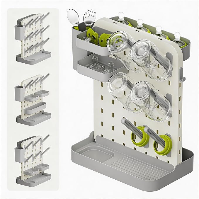 DIY Baby Bottle Drying Rack, Space-Saving Drying Rack, Bottle Tower by Minimiss