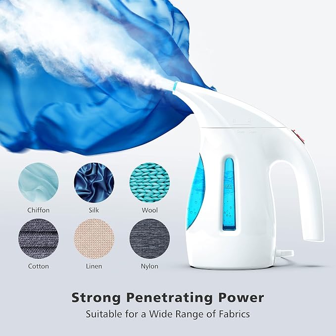 HiLIFE Steamer for Clothes, Portable Handheld Clothing Steamer, 240ml Big - Image 3