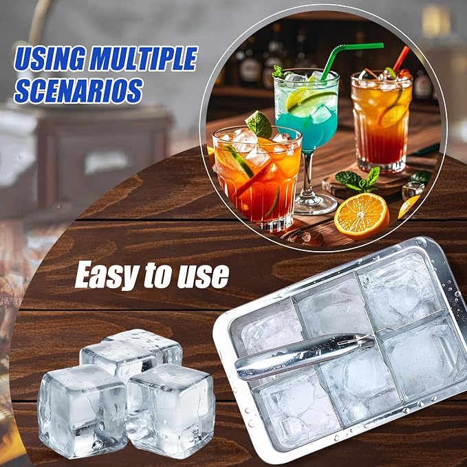 Professional Ice Cube Trays Stainless Steel - Image 4