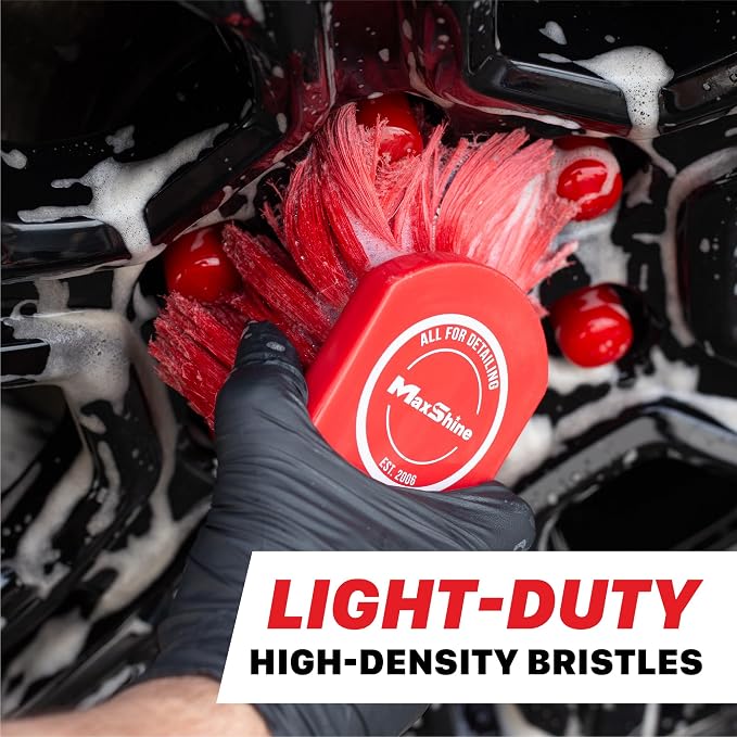 Maxshine Universal Soft Exterior & Wheel Cleaning Brush – Durable Detailing - Image 4