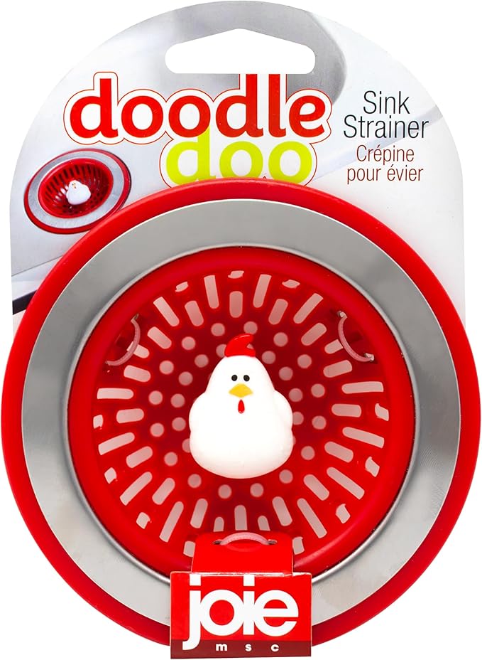 Joie Doodle Doo Kitchen Sink Strainer Basket, Fits All Standard Sinks, by TheJoie