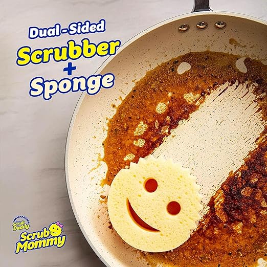 Scrub Daddy Scrub Mommy Dual-Sided Scrubber and Sponge, Variety Pack of 8 - Image 3