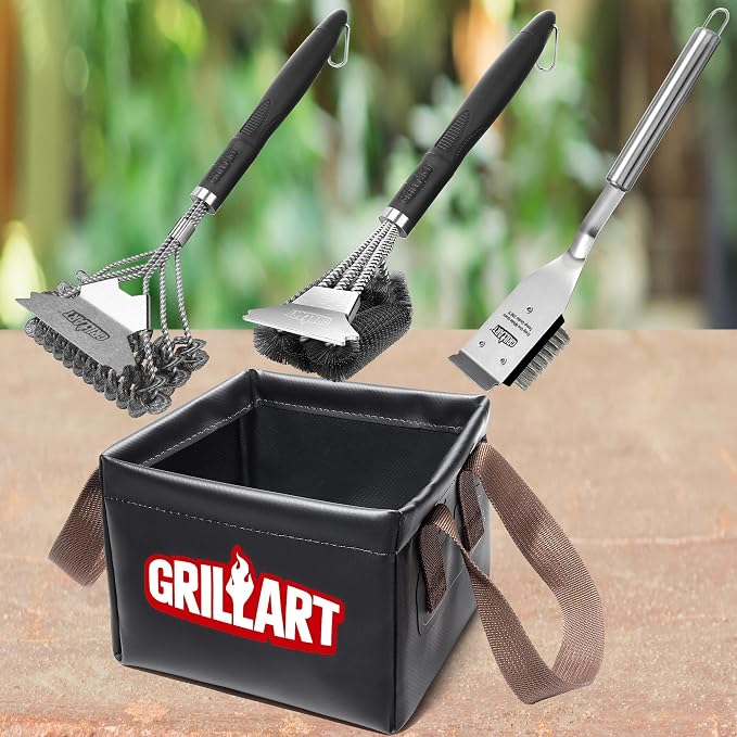 GRILLART Grill Brush Bristle Free, Soak Basin, Perfect Partner - Image 7