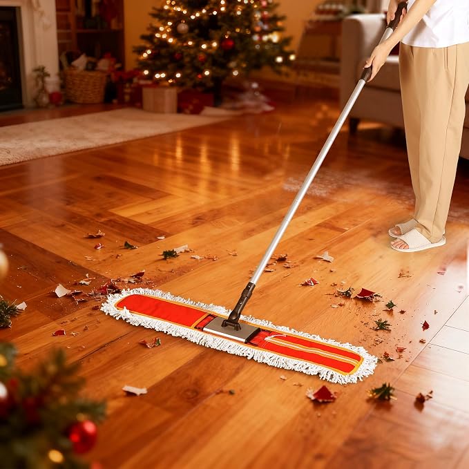 Heavy-Duty 36" Commercial Dust Mop & Floor Sweeper - Image 9