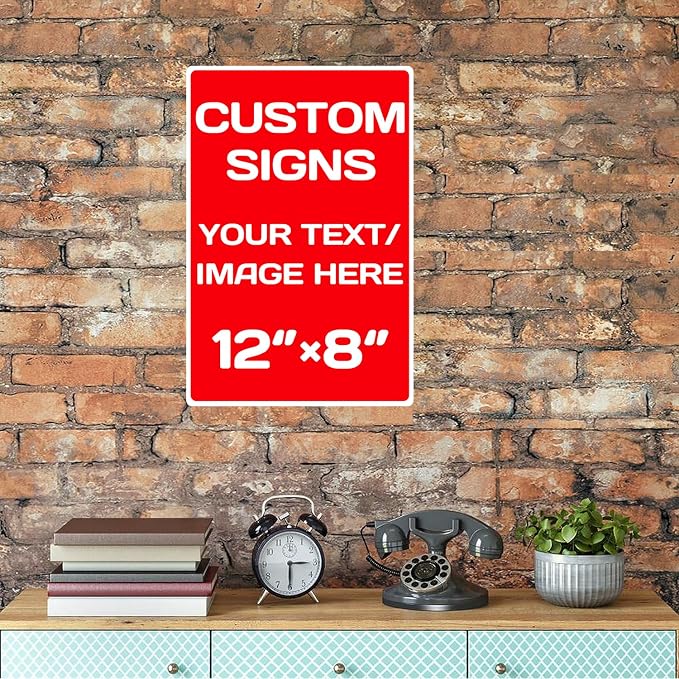 custom company signs, Aluminum Weatherproof Metal Sign Multiple Sizes Custom - Image 6