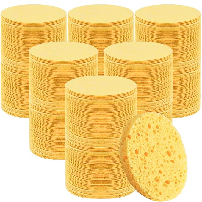 Beieverluck 300 Count Compressed Facial Sponges by Beieverluck