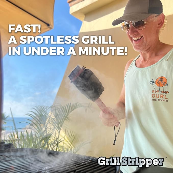 GRILL STRIPPER Replaceable Flame-Resistant Aramid Fiber-Reinforced Scrubbing - Image 5