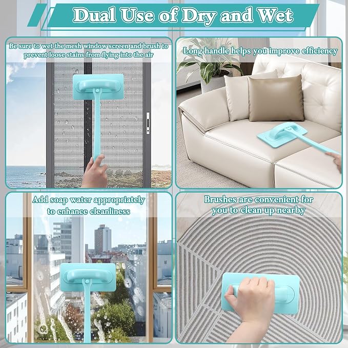 Detachable Window Screen Cleaner Tool - Image 4