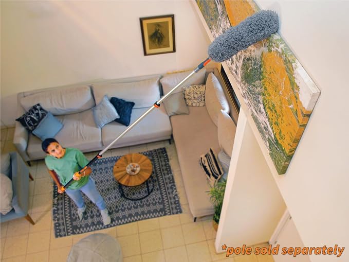 Microfiber Feather Duster // Flexible Feather Duster Brush Head - Image 3
