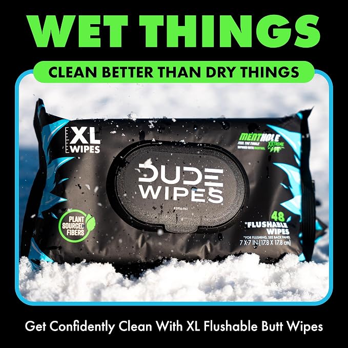 DUDE Wipes MentHOLE XXtreme Flushable Wipes - Image 4