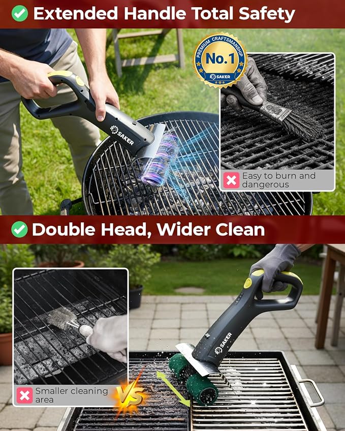 Saker Electric Grill Brush - Image 2