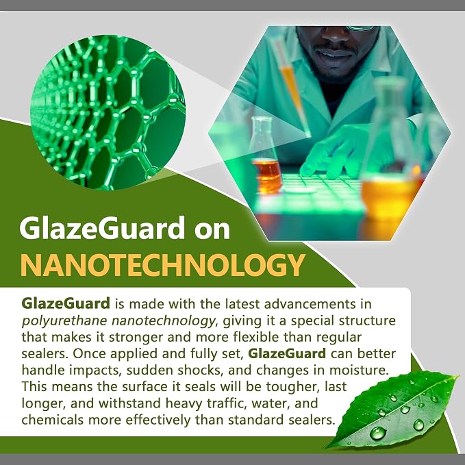 CoverTec GlazeGuard Matte Ceramic And Porcelain Tile And Grout Sealer, Flat - Image 3