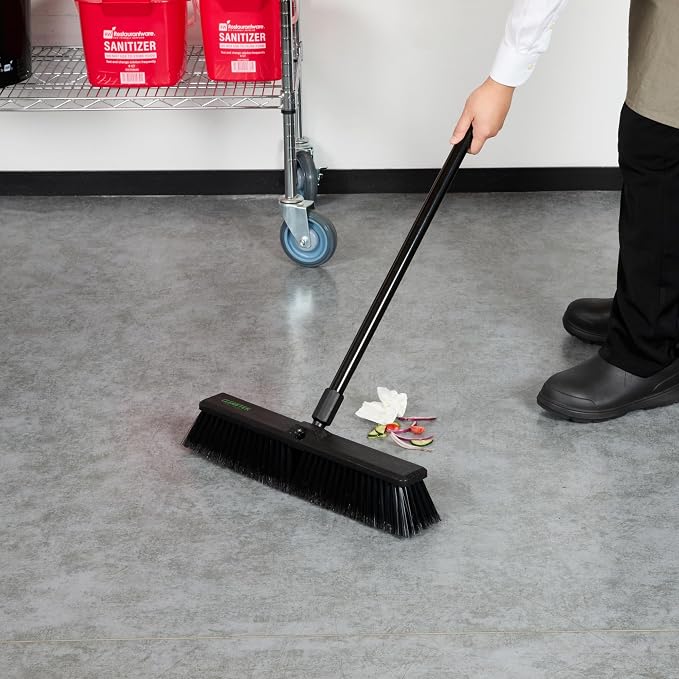 Restaurantware-BROOM HEAD ONLY: Clean Tek Professional 17.13-Inch Push Broom - Image 5