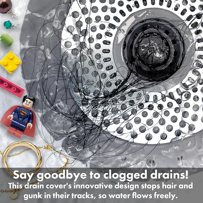 Shower Drain Hair Catcher/Bathtub Shower Drain Hair Trap/Strainer Stainless - Image 2