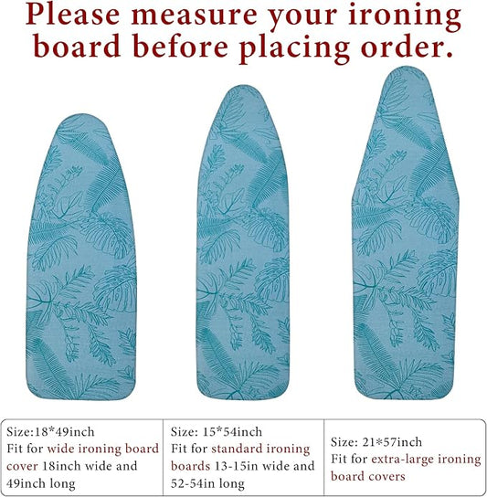 Ironing Board Cover for 18" x 49", Extra-Wide Pad - Image 2