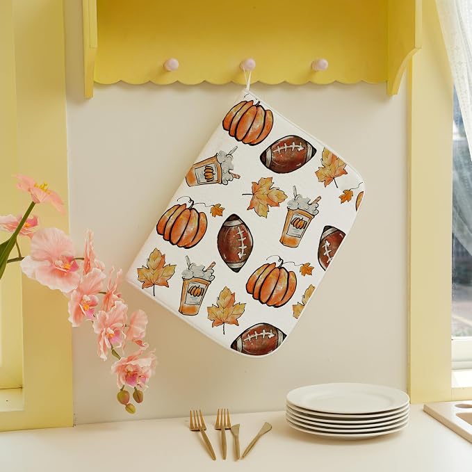 Fall Dish Drying Mat 18x24 Inches - Image 4