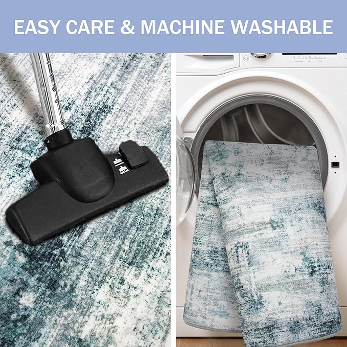 IOHOUZE Abstract Area Rugs 9x12 Ft Washable Large Rugs - Image 3