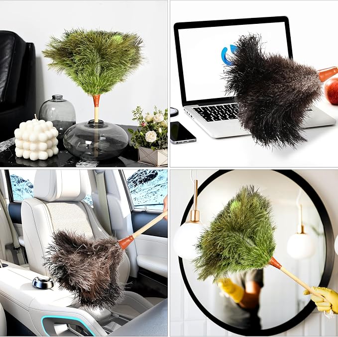 Natural Good Ostrich Feather Duster - Image 4